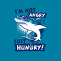 Just Hungry Shark-None-Removable Cover w Insert-Throw Pillow-NemiMakeit