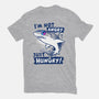 Just Hungry Shark-Womens-Fitted-Tee-NemiMakeit