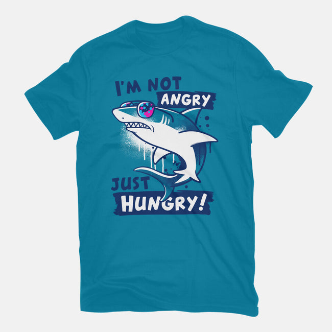 Just Hungry Shark-Womens-Basic-Tee-NemiMakeit