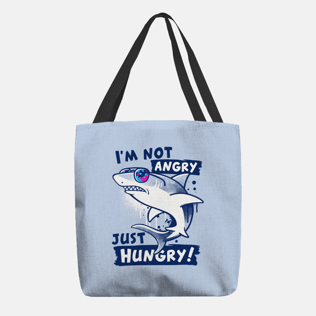 Just Hungry Shark-None-Basic Tote-Bag-NemiMakeit