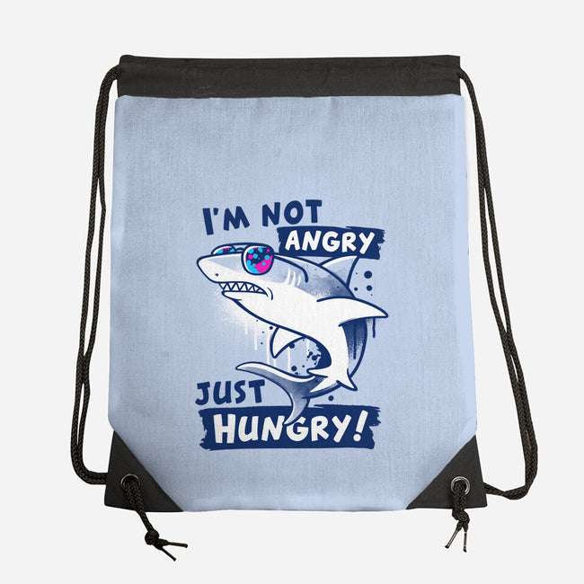 Just Hungry Shark-None-Drawstring-Bag-NemiMakeit