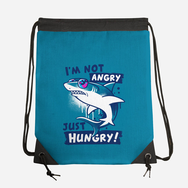 Just Hungry Shark-None-Drawstring-Bag-NemiMakeit