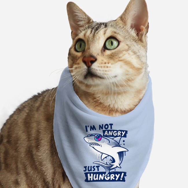 Just Hungry Shark-Cat-Bandana-Pet Collar-NemiMakeit