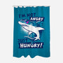 Just Hungry Shark-None-Polyester-Shower Curtain-NemiMakeit