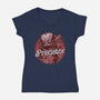 Predator-Womens-V-Neck-Tee-Astrobot Invention