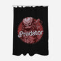 Predator-None-Polyester-Shower Curtain-Astrobot Invention