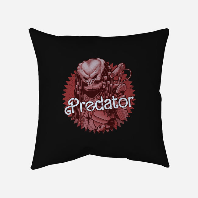 Predator-None-Removable Cover-Throw Pillow-Astrobot Invention