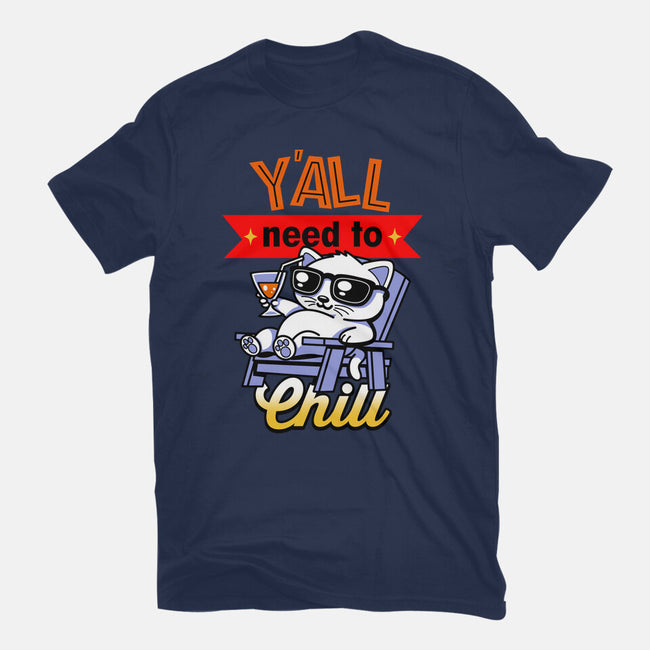 Y'all Need To Chill-Womens-Fitted-Tee-Boggs Nicolas