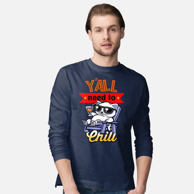 Y'all Need To Chill-Mens-Long Sleeved-Tee-Boggs Nicolas