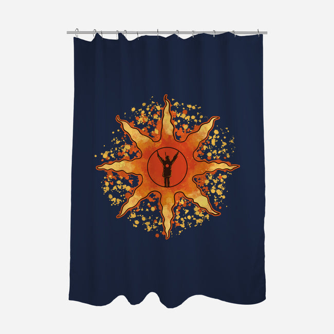 Knight Of Sun-None-Polyester-Shower Curtain-nickzzarto