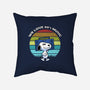 We Love 90s Music-None-Removable Cover-Throw Pillow-Astrobot Invention