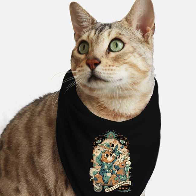 Neko's Awakening-Cat-Bandana-Pet Collar-ilustrata