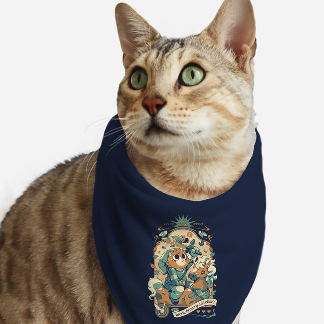 Neko's Awakening-Cat-Bandana-Pet Collar-ilustrata