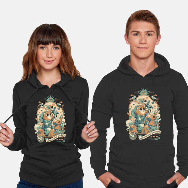 Neko's Awakening-Unisex-Pullover-Sweatshirt-ilustrata