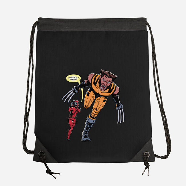 Go Get Em Peanut-None-Drawstring-Bag-jmcg