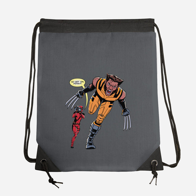 Go Get Em Peanut-None-Drawstring-Bag-jmcg