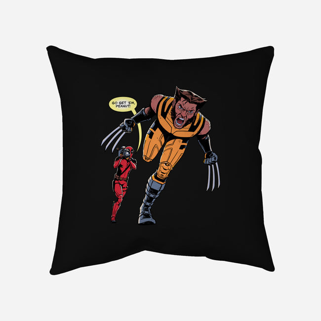 Go Get Em Peanut-None-Non-Removable Cover w Insert-Throw Pillow-jmcg