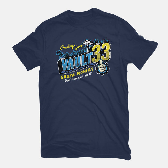 Greetings From Vault 33-Womens-Fitted-Tee-Olipop