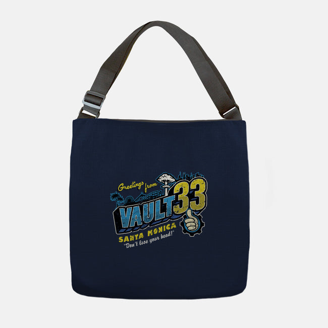 Greetings From Vault 33-None-Adjustable Tote-Bag-Olipop