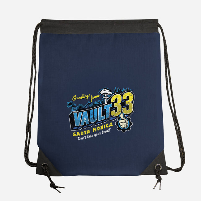 Greetings From Vault 33-None-Drawstring-Bag-Olipop