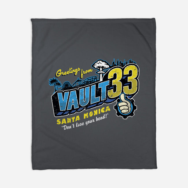 Greetings From Vault 33-None-Fleece-Blanket-Olipop