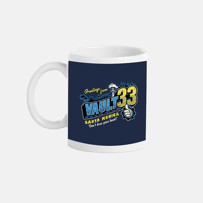Greetings From Vault 33-None-Mug-Drinkware-Olipop