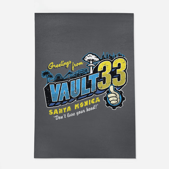 Greetings From Vault 33-None-Outdoor-Rug-Olipop