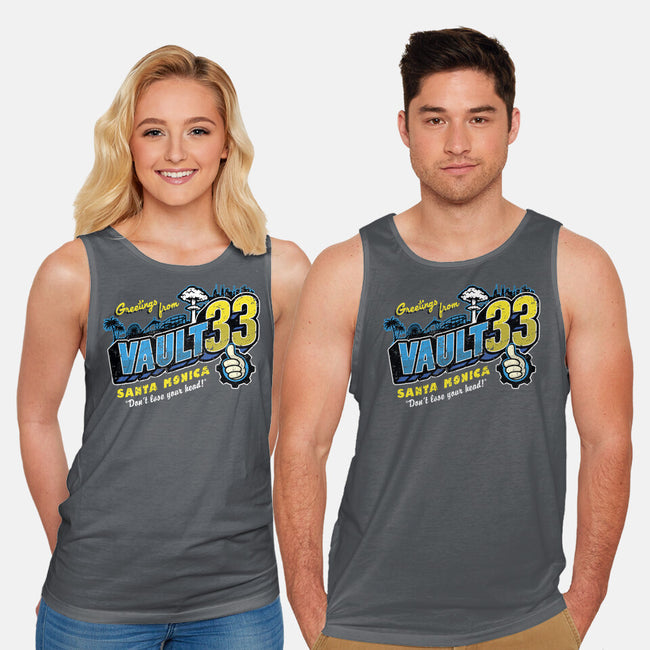 Greetings From Vault 33-Unisex-Basic-Tank-Olipop