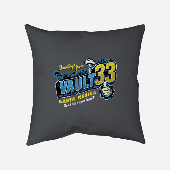 Greetings From Vault 33-None-Non-Removable Cover w Insert-Throw Pillow-Olipop