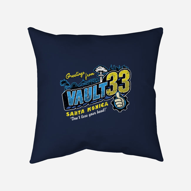 Greetings From Vault 33-None-Non-Removable Cover w Insert-Throw Pillow-Olipop