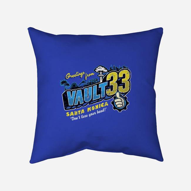 Greetings From Vault 33-None-Non-Removable Cover w Insert-Throw Pillow-Olipop