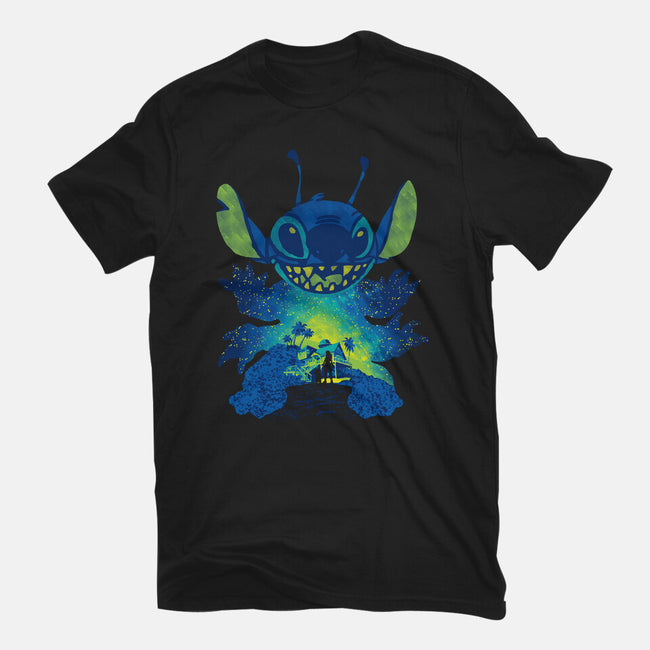 Alien Experiment-Womens-Fitted-Tee-dalethesk8er