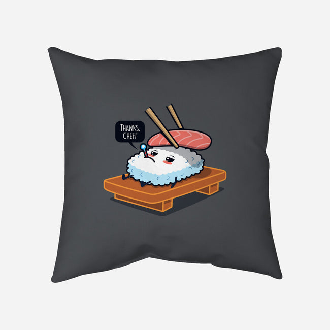 Sick Sushi-None-Removable Cover-Throw Pillow-Boggs Nicolas