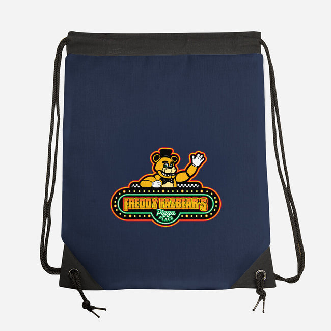 Fazbear's Pizza-None-Drawstring-Bag-dalethesk8er