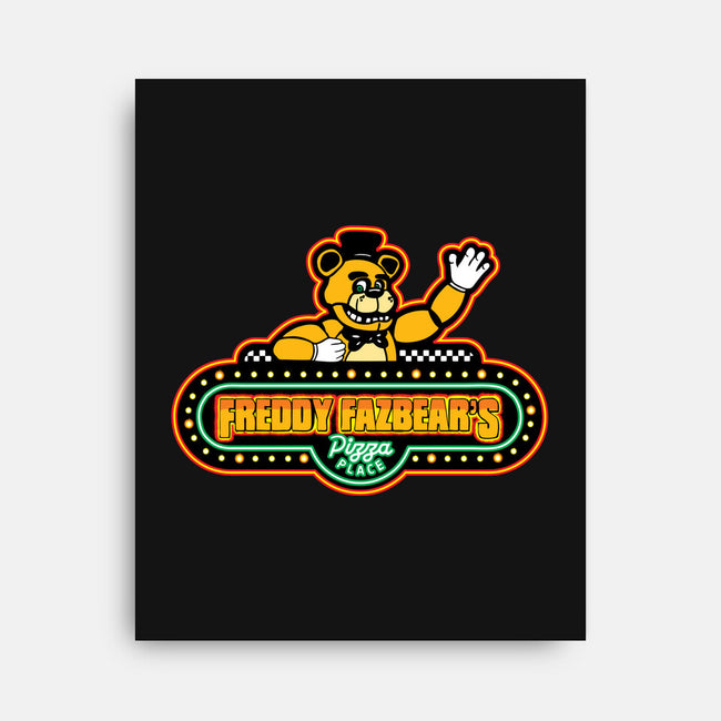 Fazbear's Pizza-None-Stretched-Canvas-dalethesk8er