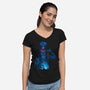 Witch Doctor-Womens-V-Neck-Tee-dalethesk8er