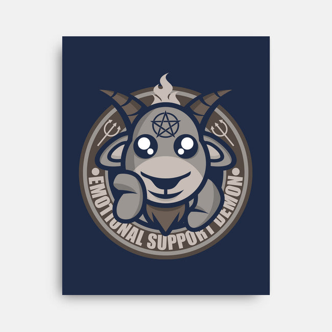 Your Emotional Support Demon-None-Stretched-Canvas-jrberger
