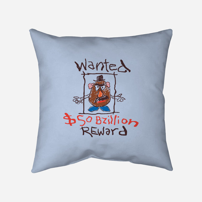 Wanted-None-Removable Cover-Throw Pillow-dalethesk8er