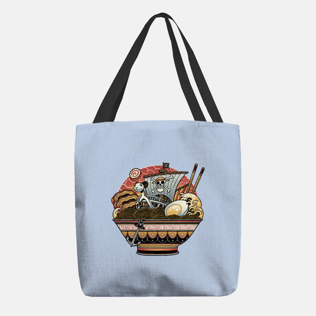 Ahoy Noodle Pirates-None-Basic Tote-Bag-glitchygorilla