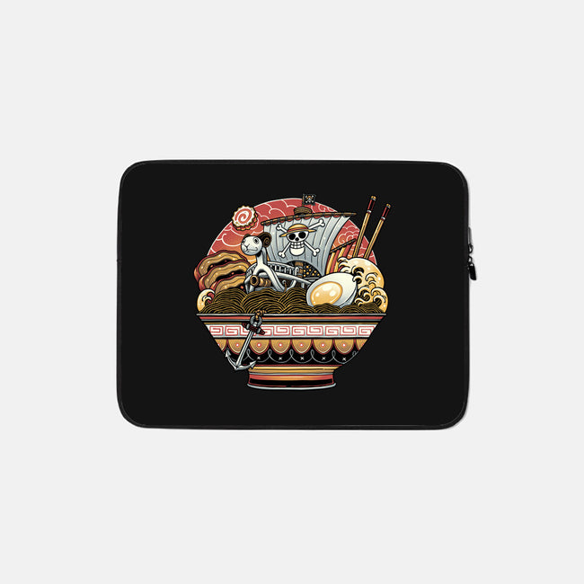 Ahoy Noodle Pirates-None-Zippered-Laptop Sleeve-glitchygorilla