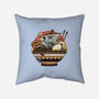 Ahoy Noodle Pirates-None-Non-Removable Cover w Insert-Throw Pillow-glitchygorilla