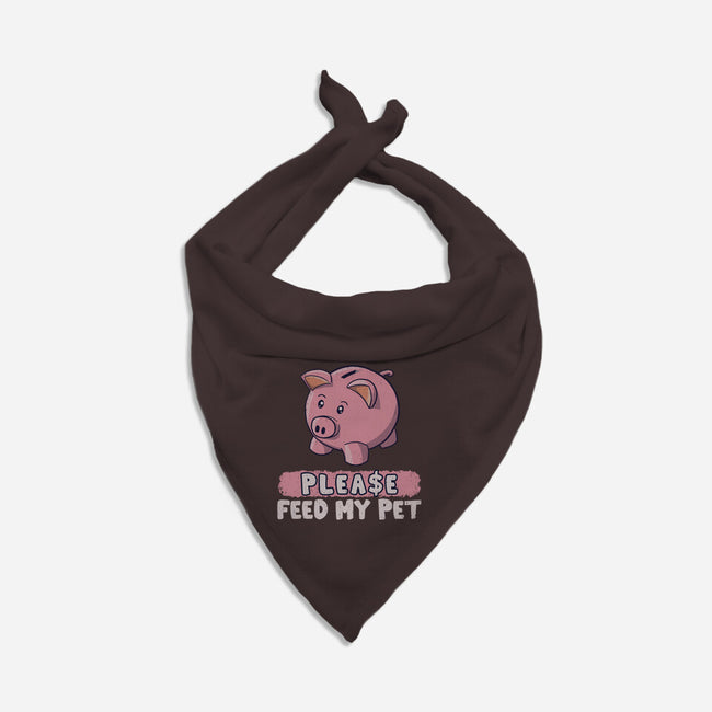 Please Feed My Pet-Dog-Bandana-Pet Collar-NMdesign