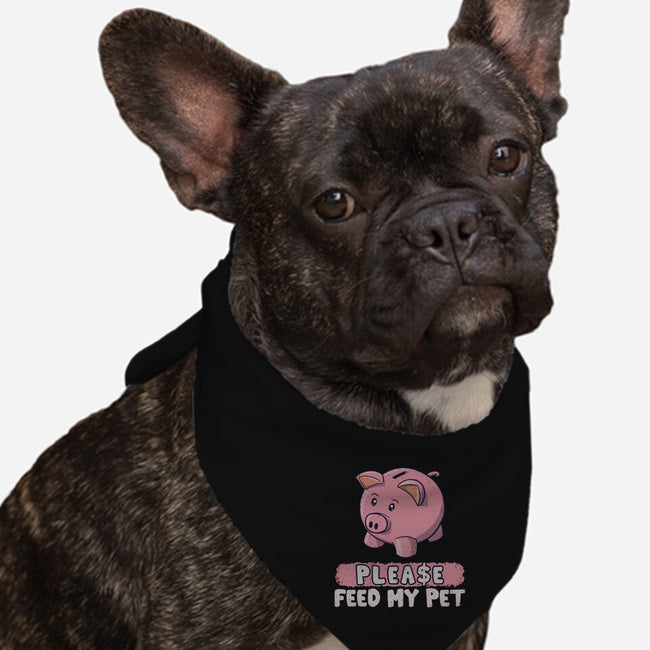 Please Feed My Pet-Dog-Bandana-Pet Collar-NMdesign