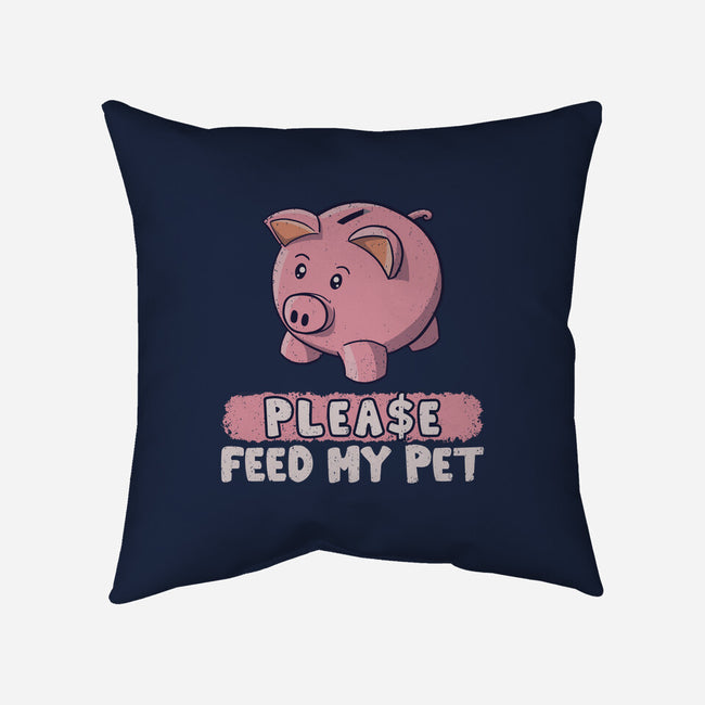 Please Feed My Pet-None-Non-Removable Cover w Insert-Throw Pillow-NMdesign