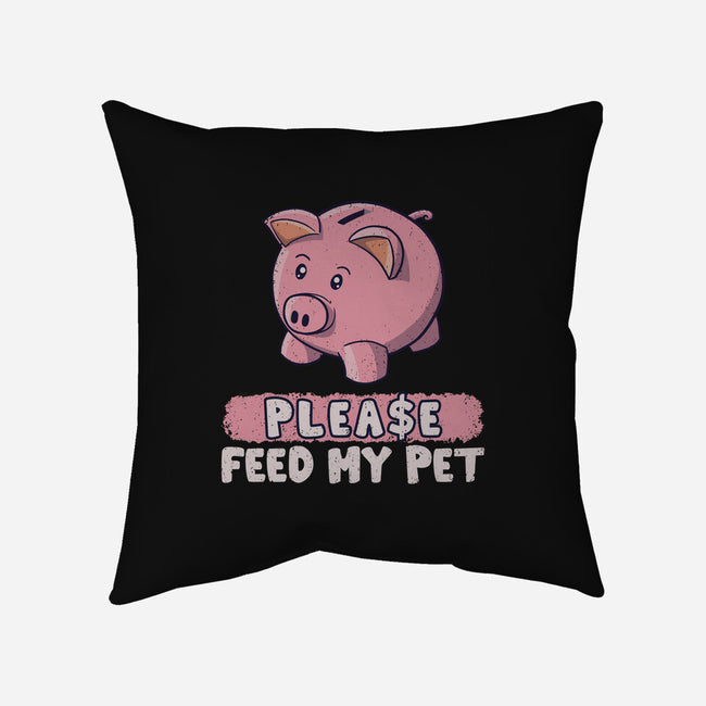 Please Feed My Pet-None-Removable Cover w Insert-Throw Pillow-NMdesign