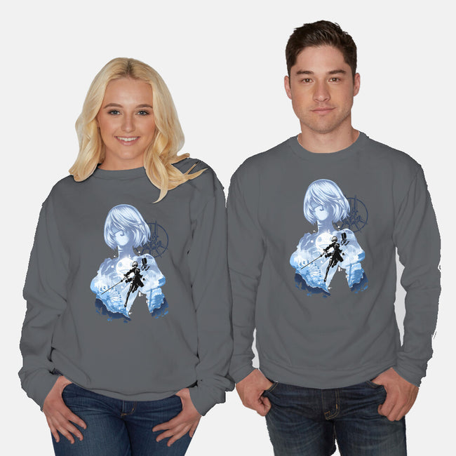 Project YorHa-Unisex-Crew Neck-Sweatshirt-hypertwenty