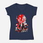 The Trickster-Womens-V-Neck-Tee-hypertwenty