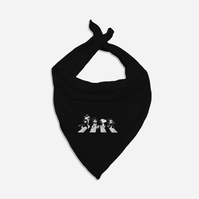 Black And White Road-Dog-Bandana-Pet Collar-turborat14