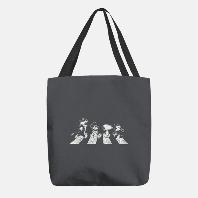 Black And White Road-None-Basic Tote-Bag-turborat14