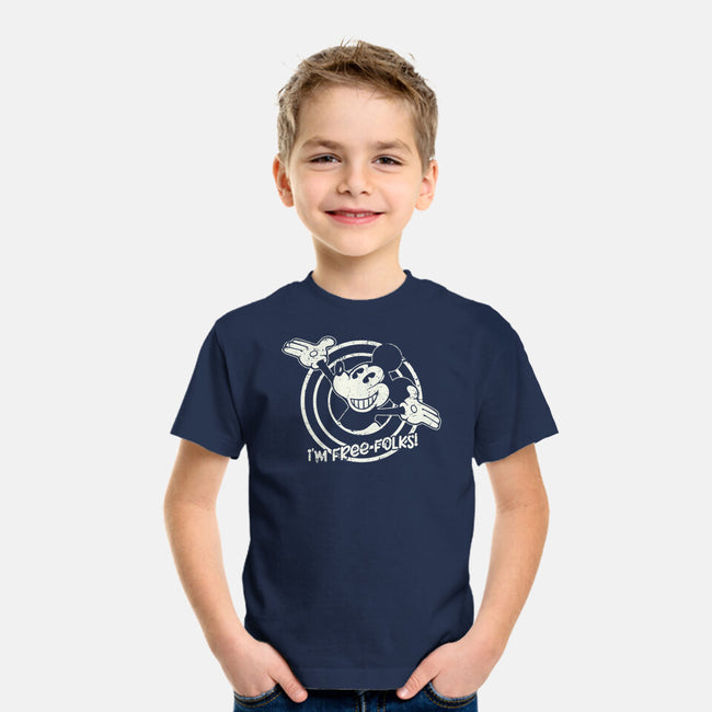 I Am Free Folks-Youth-Basic-Tee-turborat14